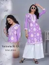 Victoria Vol 18 Nx By Blue Hills Rayon Kurti With Bottom Wholesalers Shop In Surat
